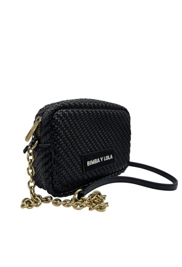 BIMBA Y LOLA - LEATHER BRAID BAG